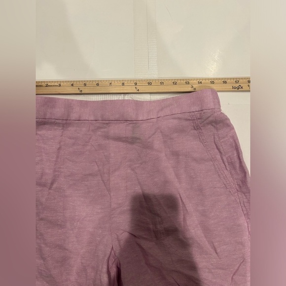 Banana Republic Factory Linen Blend Shorts Women’s Medium Purple Pockets - Picture 6 of 8